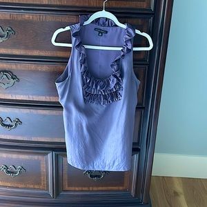 Banana Republic Ribbed tank - Silk shell liner. Purple scoop neck